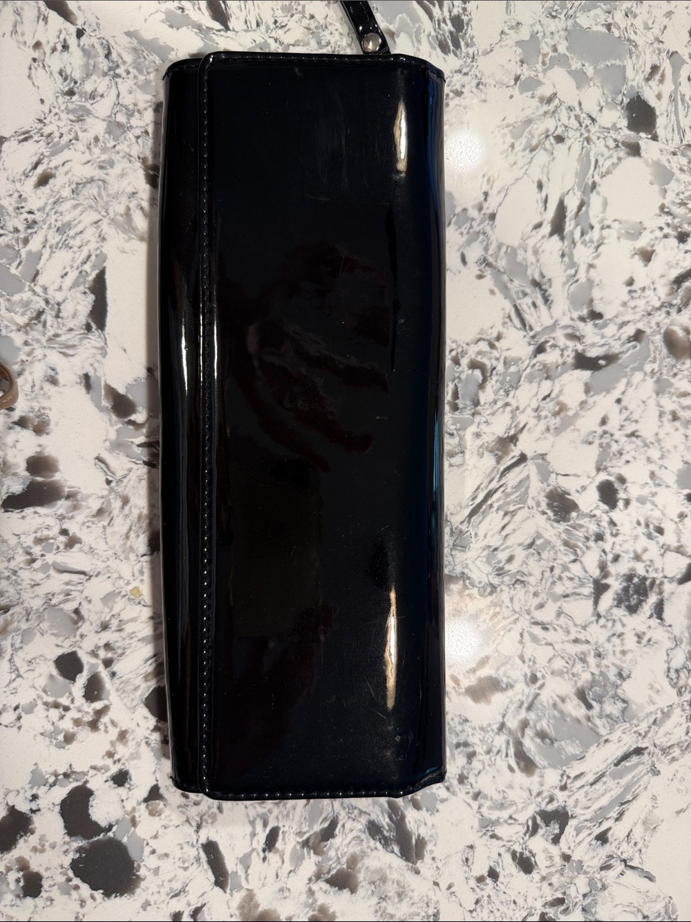 Nordstrom Black Patent Leather Wristlet